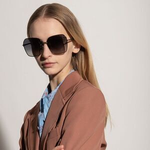 Tom Ford Women Sunglasses Black Smoke Gradient Polarized CLAUDIA-02 FT0839 01D